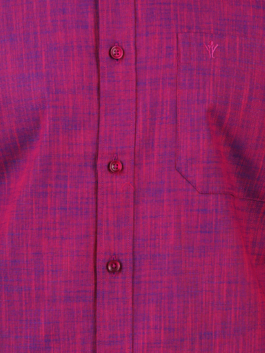 Mens Formal Shirt Full Sleeves Purple CL2 GT4-Zoom view
