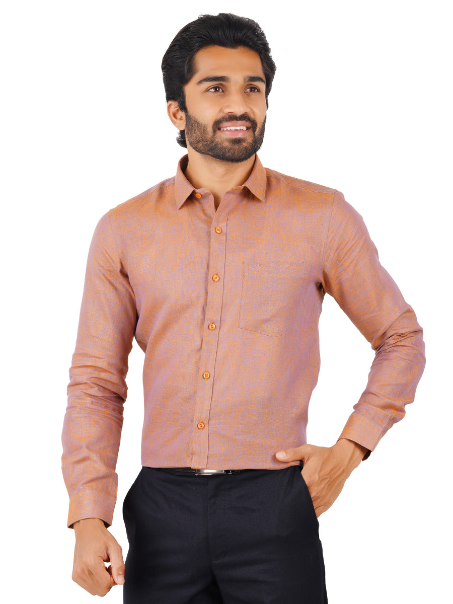 Buy Ramraj Cotton Men Lime Yellow Color Full Sleeves Striped Linen Shirt  Online at Best Prices in India - JioMart.