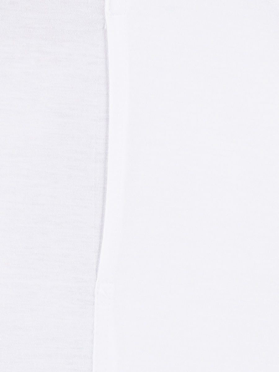Mens Fine Cotton White Pocket Banian RNS Sukra (2 PCs Pack)-Close view