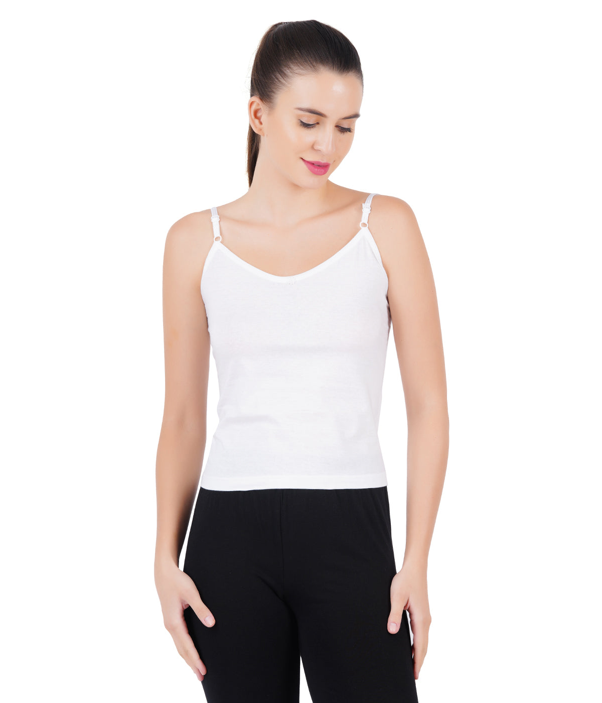 Plain Lycra Cotton Ribbed High Cut Bodysuit, Camisole at Rs 130/piece in  Indore