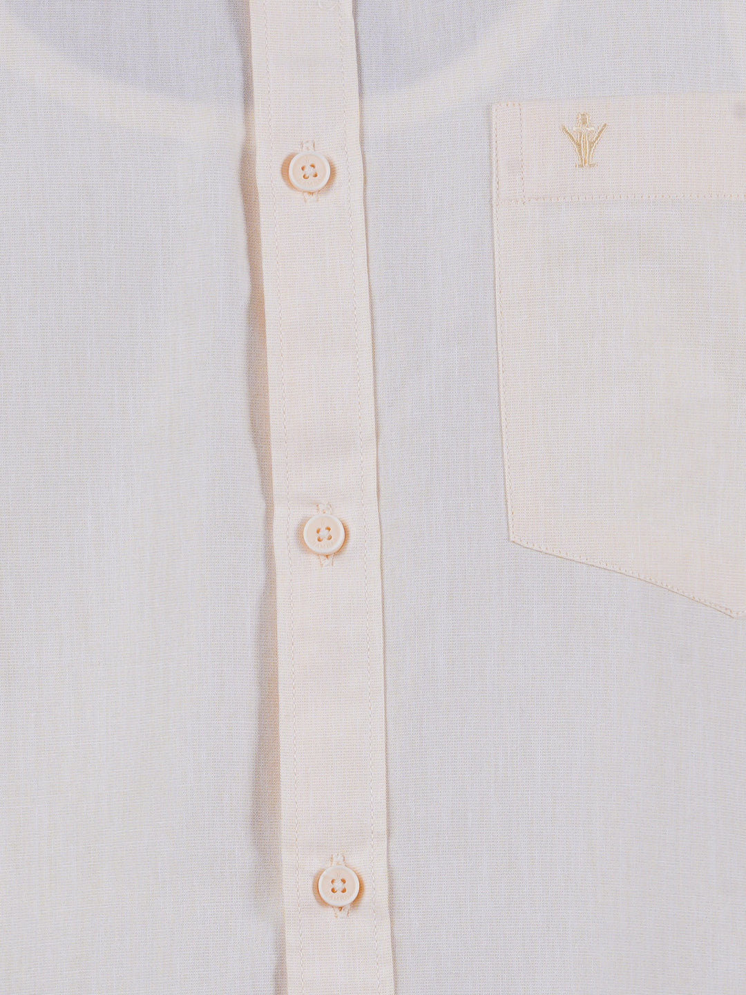 Mens Cotton Full Sleeves Shirt with 1/2'' Gold Jari Dhoti Combo-Zoomview