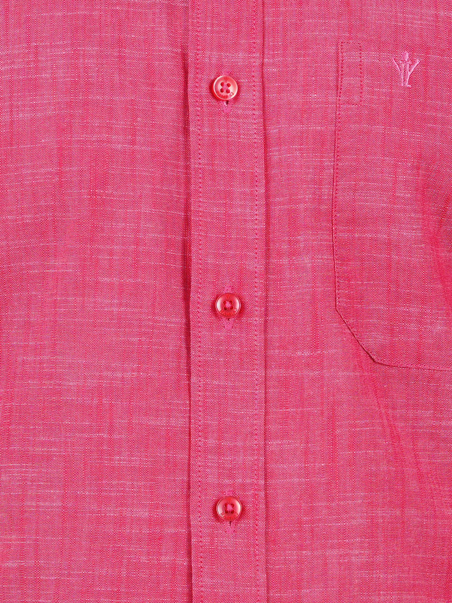 Mens Formal Shirt Half Sleeves Pink CL2 GT1-Zoom view