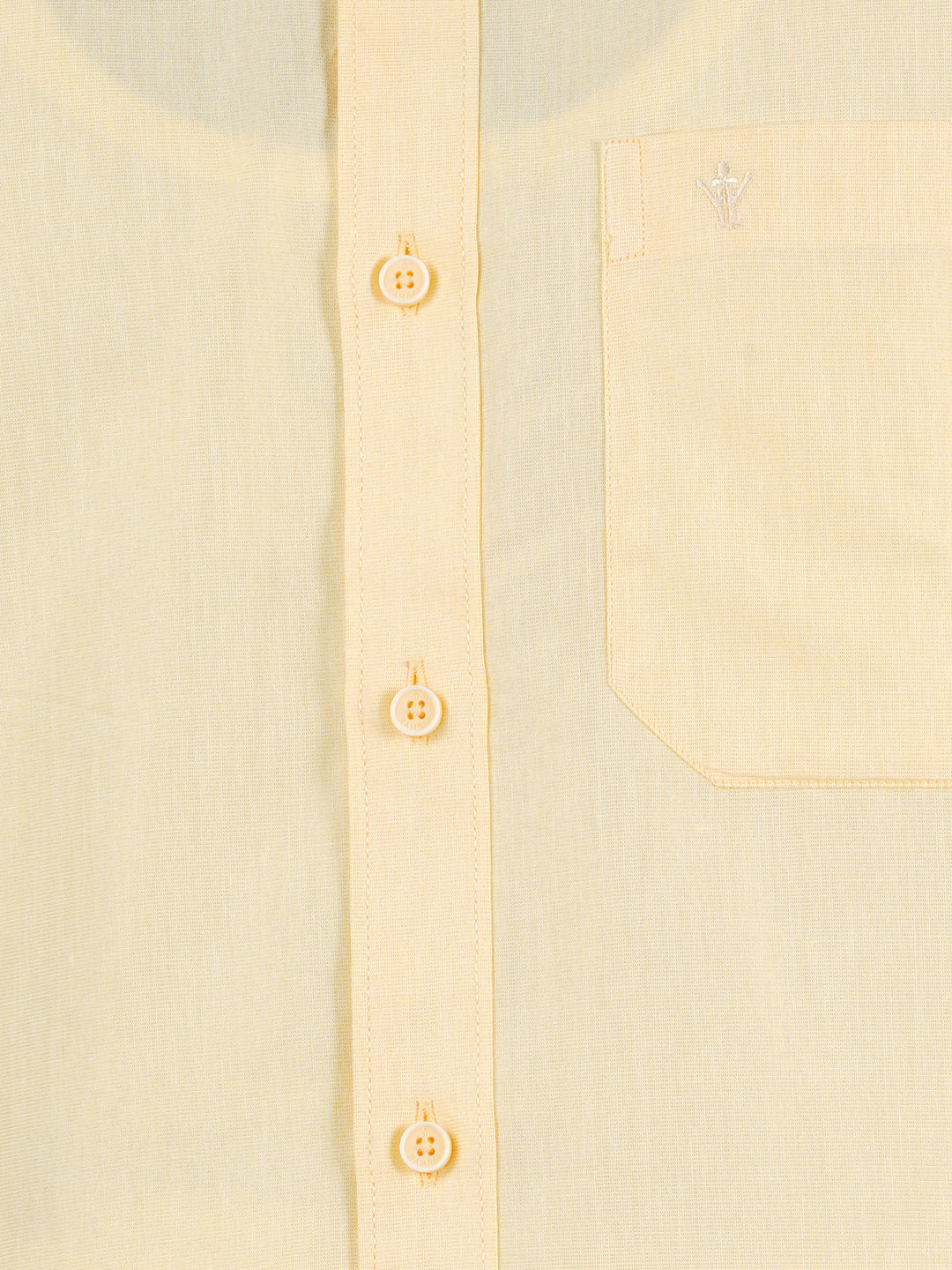 Mens Cotton Color Full Sleeves Shirt with 1/2'' Gold Jari Dhoti Combo-Zoom view