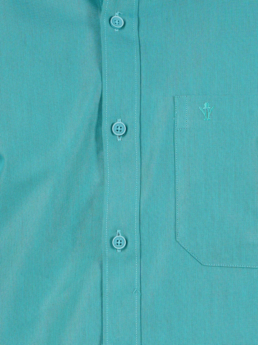 Mens Cotton Half Sleeves Shirt with 1/2'' Gold Jari Dhoti Combo-Zoomview