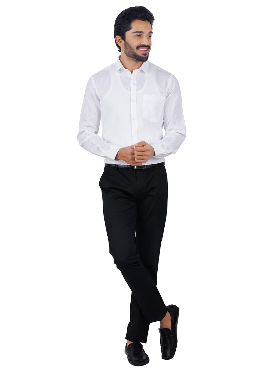 Ramraj Cotton Regular Fit Men Black Trousers - Buy Ramraj Cotton Regular  Fit Men Black Trousers Online at Best Prices in India | Flipkart.com
