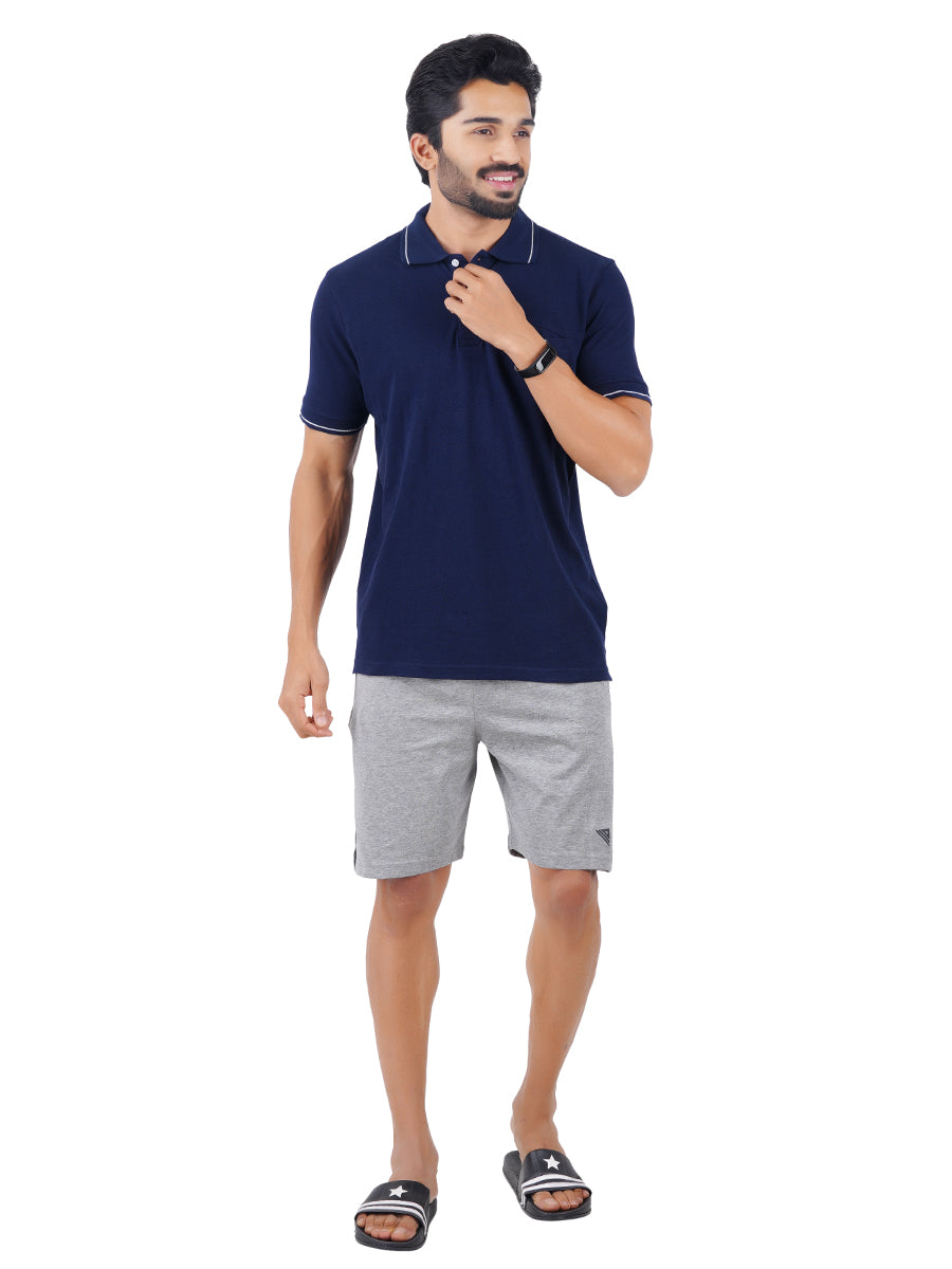 Buy Mens T-Shirt & Shorts Combo Set - Ramraj Cotton Online