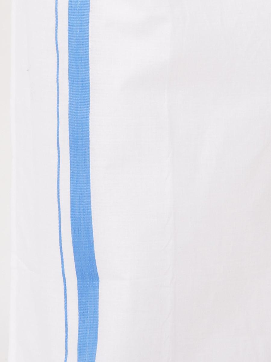 Boys Matching Dhoti & Shirt Combo Sapphire Blue OX10 -  Ramraj Cotton-Zoom alternative view