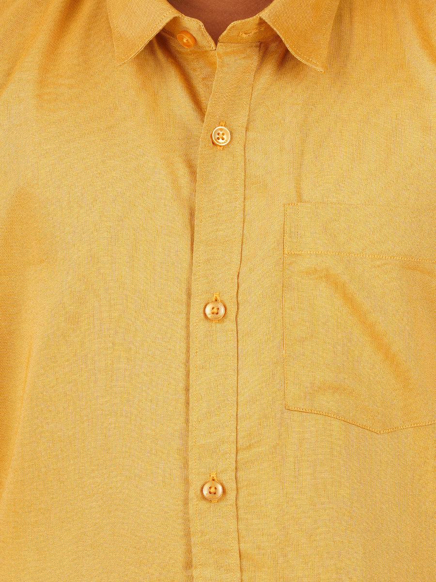 Boys Matching Dhoti & Shirt Combo Luxor Gold OX32 -  Ramraj Cotton-zoomview