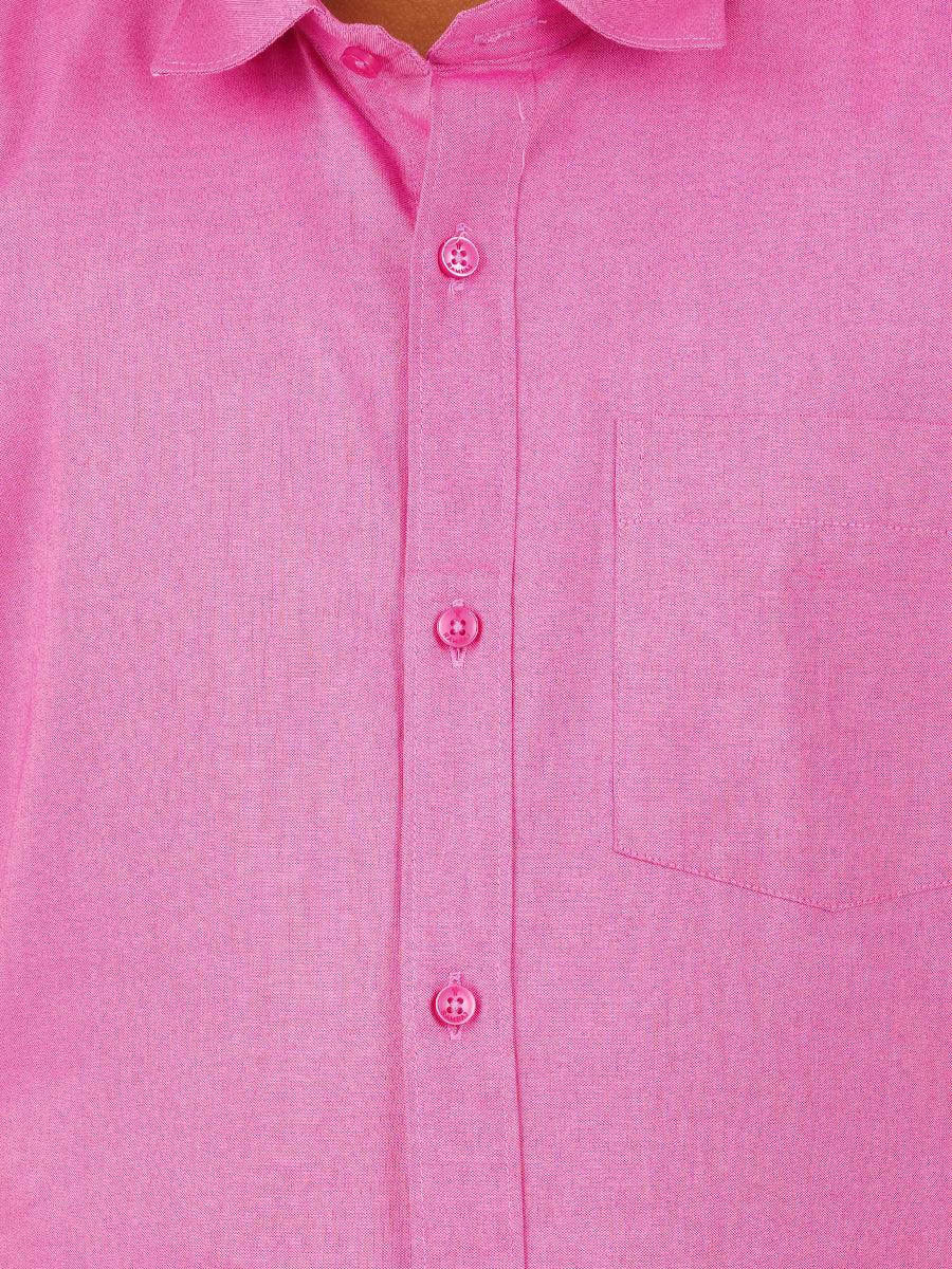 Boys Matching Dhoti & Shirt Combo Pink OX33 -  Ramraj Cotton-Zoom view