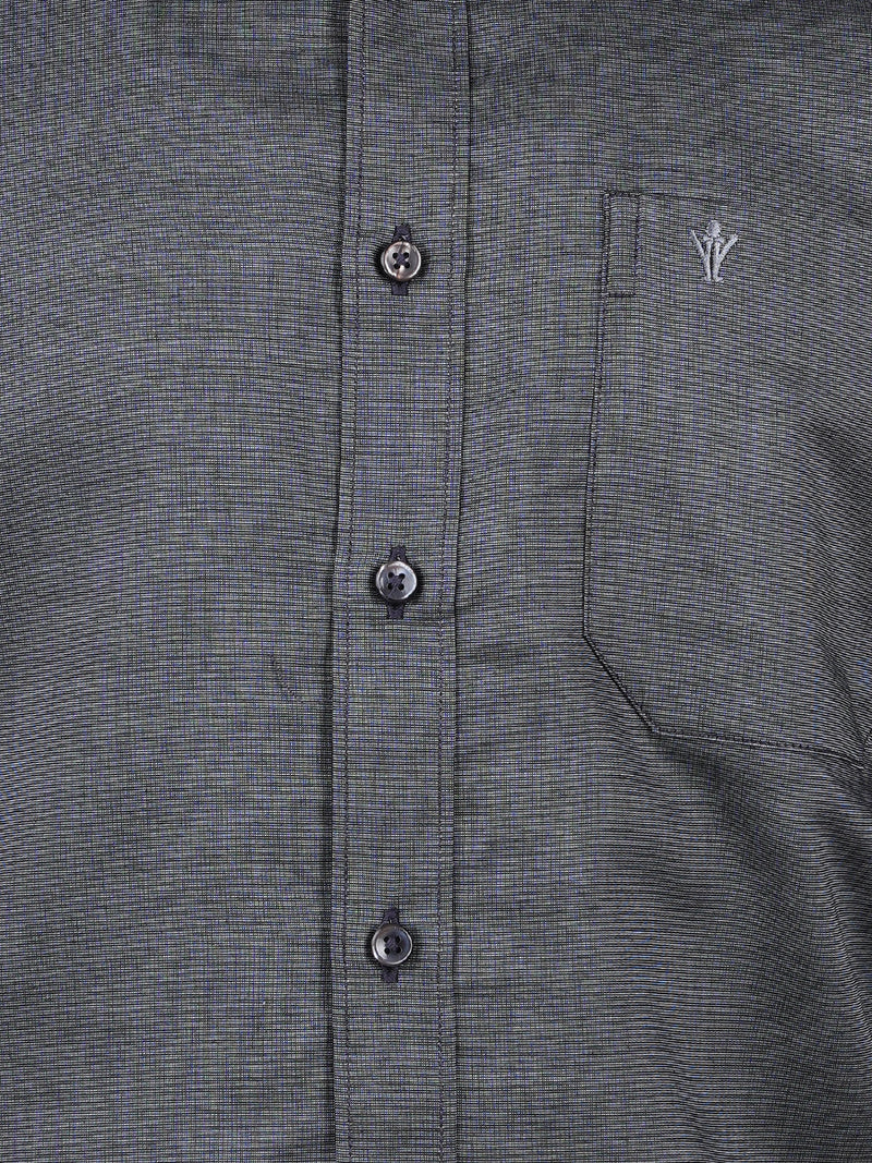 Premium Cotton Shirt Full Sleeves Grey EL GP2