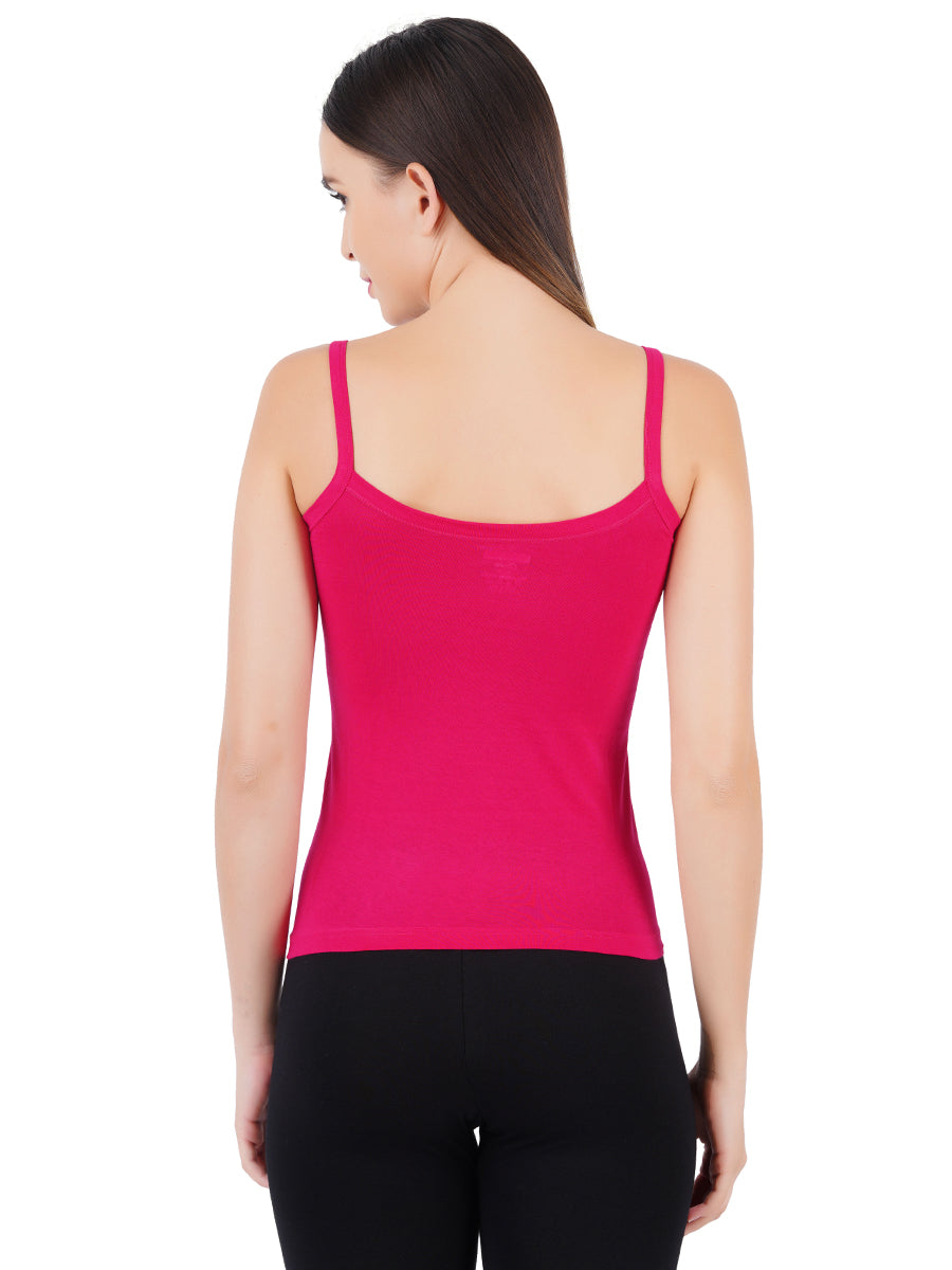 Womens Colour Camisole Cheers (2 PCs Pack)-Back view